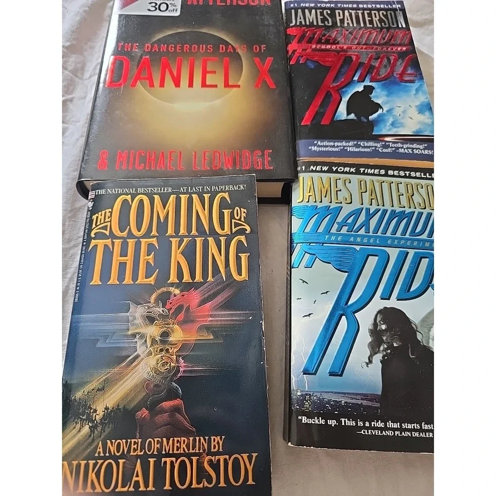 Lot of 4 James Patterson & Nikolai Tolstoy Fiction‎ Hardcover & Paperback Books